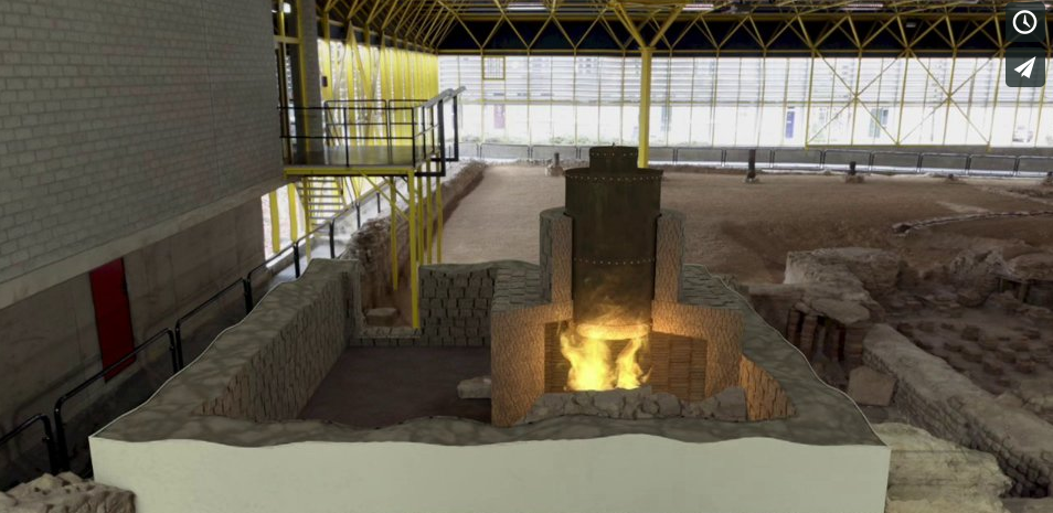 Romeinse thermen van 2000 jaar oud herrijzen uit de grond